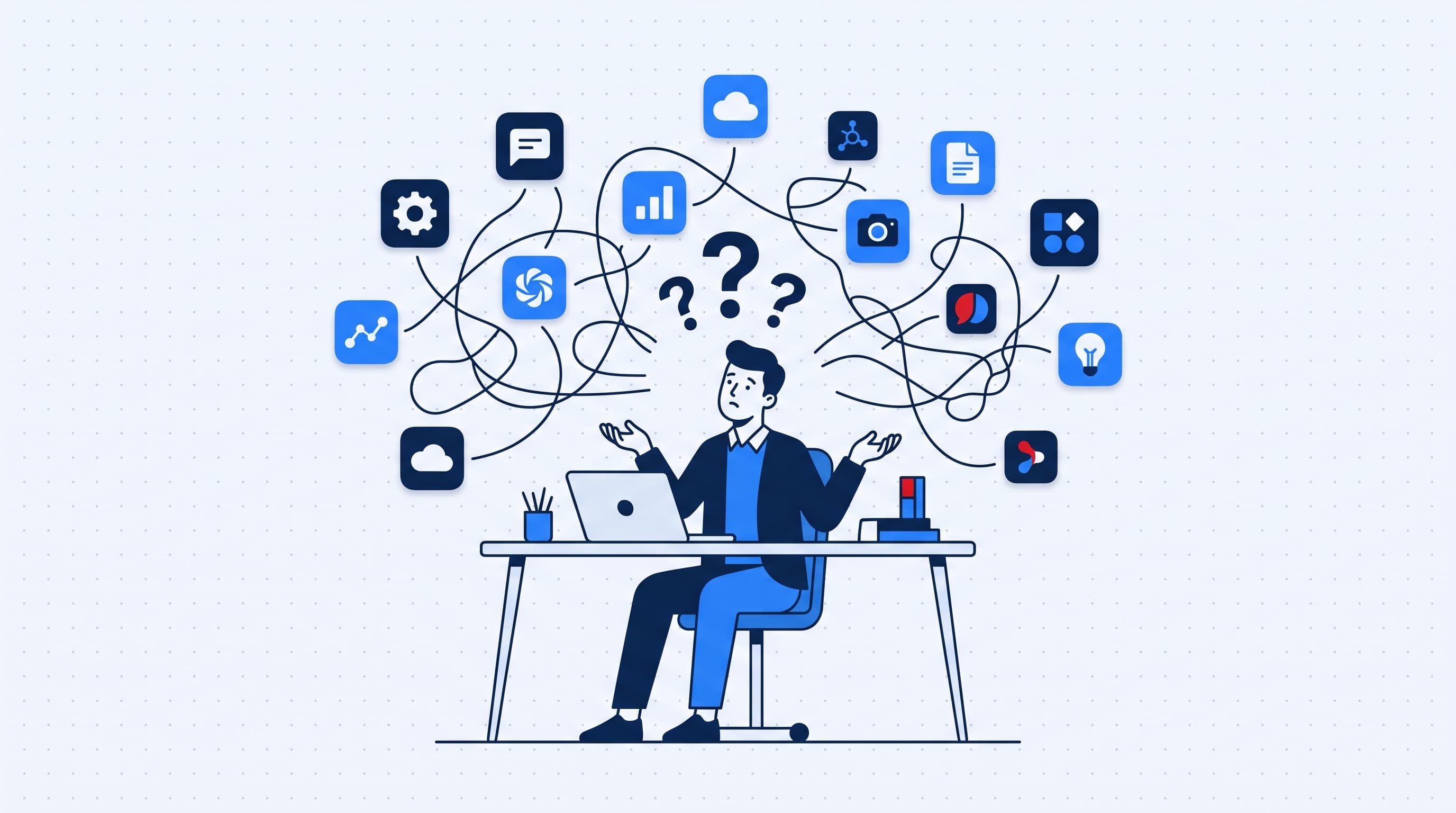 Founder loay hoay với nhiều công cụ AI rời rạc, không biết bắt đầu từ đâu