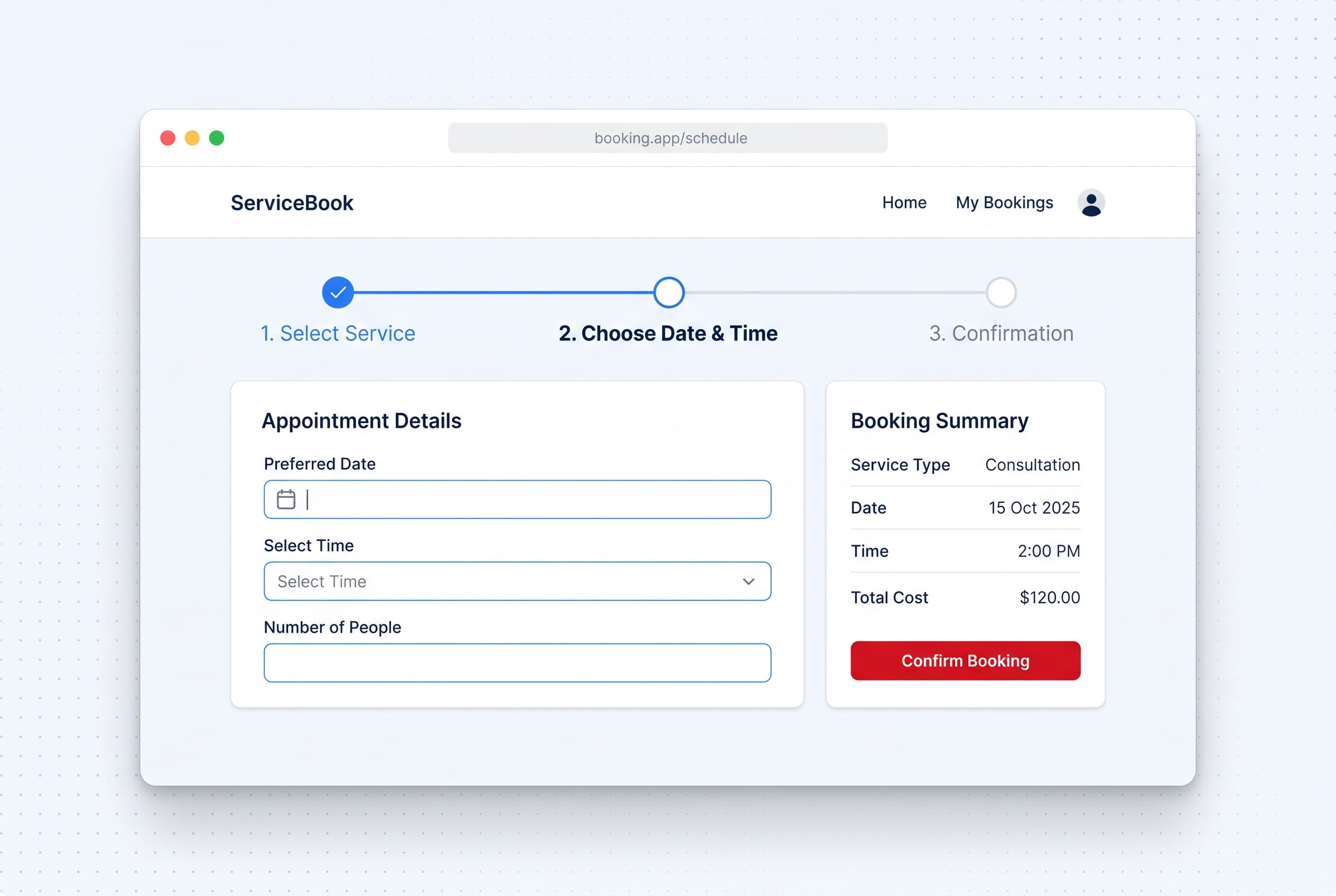 Mockup Web-app phục vụ khách hàng
